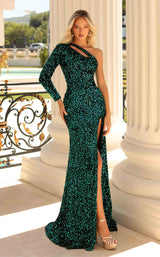 1 of 3 Clarisse 810538 Forest Green