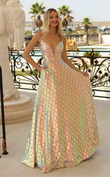 1 of 4 Clarisse 810562 Iridescent pink