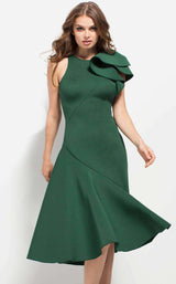 5 of 6 Jovani 52252 Dark Green