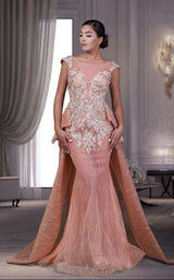 1 of 3 MNM Couture K3532 Peach