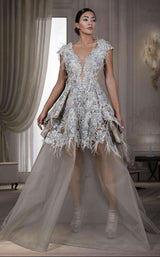 1 of 2 MNM Couture K3539 Grey