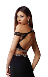 7 of 8 Clarisse 4921 Black/Multi