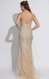 2 of 2 Jovani 88314BG Nude