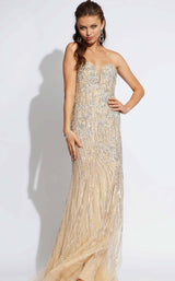 1 of 2 Jovani 88314BG Nude