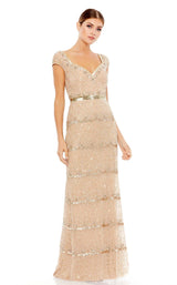 1 of 7 Mac Duggal 9089 Nude