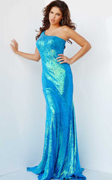 2 of 4 Jovani 07784 Iridescent-Royal