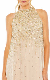 3 of 6 Mac Duggal 9225 Dress Beige
