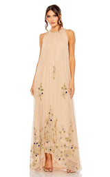 1 of 3 Mac Duggal 9232 Nude/Gold