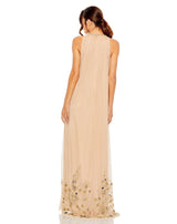 3 of 3 Mac Duggal 9232 Nude/Gold