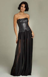 1 of 2 Jovani 92498BG Black