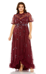 1 of 3 Mac Duggal Fabulouss 9269 Dress Bordeaux
