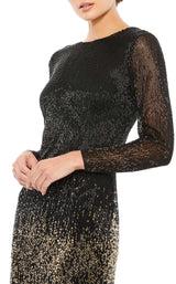 3 of 3 Mac Duggal 93584 Black-Gold