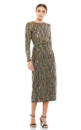 1 of 6 Mac Duggal 93590 Black-Gold