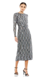 2 of 6 Mac Duggal 93590 Charcoal