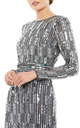 6 of 6 Mac Duggal 93590 Charcoal