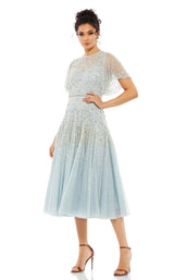 1 of 6 Mac Duggal 93655 Powder Blue