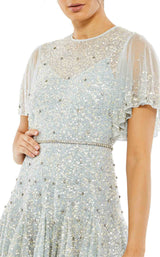 5 of 6 Mac Duggal 93655 Powder Blue