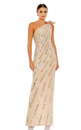 1 of 3 Mac Duggal 93739 Nude/Gold