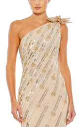 3 of 3 Mac Duggal 93739 Nude/Gold