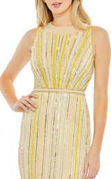 2 of 3 Mac Duggal 93752 Dress Porcelain