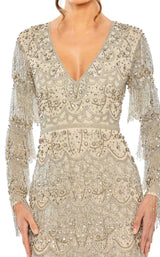 2 of 3 Mac Duggal 93861 Dress Nude-Silver