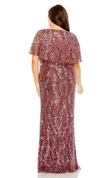 5 of 6 Mac Duggal Fabulouss 93867 Dress Mulberry