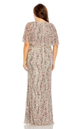 6 of 6 Mac Duggal Fabulouss 93867 Dress Taupe