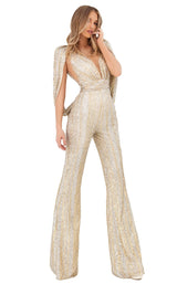 1 of 4 Tarik Ediz 93940 Ivory/Gold