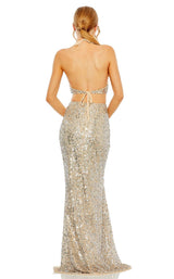 6 of 6 Mac Duggal 93977 Nude/Silver