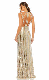 3 of 3 Mac Duggal 93981 Nude/Silver