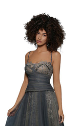 3 of 4 Tarik Ediz 96002 Almondine-Smoke-Blue