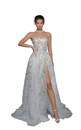 1 of 3 Tarik Ediz 96036 Ivory/Gold