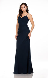 2 of 4 Abby Paris 96066 Dress Black