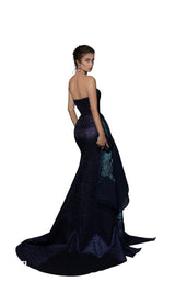 2 of 4 Tarik Ediz 96071 Navy-Emerald