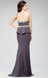 2 of 2 Jovani 98012BG Dark-Grey