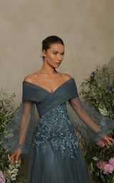 3 of 3 Tarik Ediz 98073 Smoke Blue