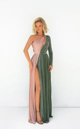 1 of 4 Tarik Ediz 98084 Pink-Nile-Green