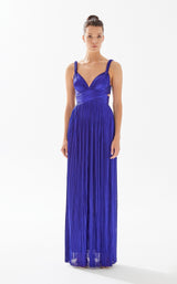 1 of 4 Tarik Ediz 98217 Dress Bijou-Blue