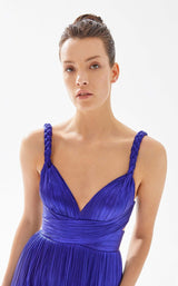 2 of 4 Tarik Ediz 98217 Dress Bijou-Blue