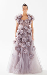 1 of 3 Tarik Ediz 98320 Woodrose-Lilac-Blue Lilac-Blue-Woodrose