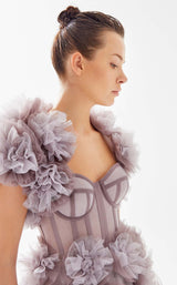 2 of 3 Tarik Ediz 98320 Woodrose-Lilac-Blue Lilac-Blue-Woodrose