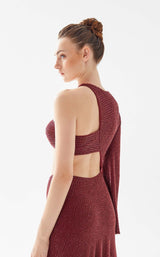 4 of 4 Tarik Ediz 98329 Burgundy