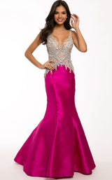 2 of 4 Jovani 99326BG Fuchsia