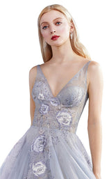 7 of 10 Andrea and Leo A0893 Dress Paris-Blue