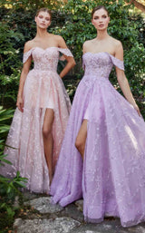 1 of 4 Andrea and Leo A1207 Blush&Lavender