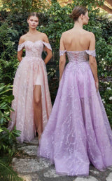 2 of 4 Andrea and Leo A1207 Blush&Lavender