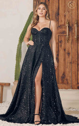 1 of 6 Nox Anabel A1241 Dress Black