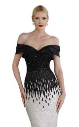 6 of 14 Janique A18375 Black/White