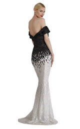 2 of 14 Janique A18375 Black/White