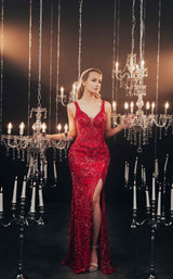 1 of 2 Chic and Holland AF330116 Red